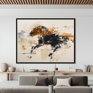 Abstract Wall Art – 48x36 Inch Large Contemporary Canvas Painting (ABSWA29)
