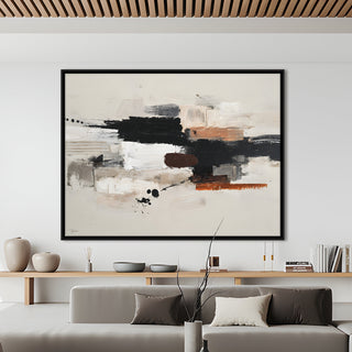 Abstract Wall Art – 48x36 Inch Large Contemporary Canvas Painting (ABSWA28)
