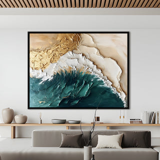 Abstract Wall Art – 48x36 Inch Large Contemporary Canvas Painting (ABSWA30)