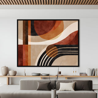 Abstract Wall Art – 48x36 Inch Large Contemporary Canvas Painting (ABSWA25)