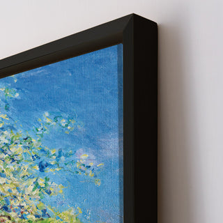Spring Blossoms in the Garden Painting | HD Canvas Print | Ready to Hang | Wall Art for Bedroom, living room, Hallway (CMWA06)