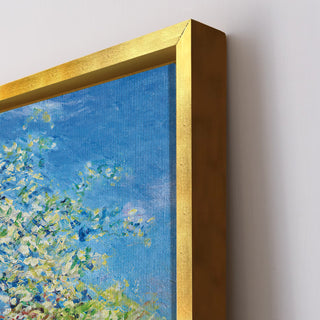 Spring Blossoms in the Garden Painting | HD Canvas Print | Ready to Hang | Wall Art for Bedroom, living room, Hallway (CMWA06)