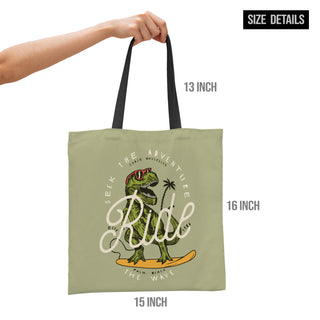 Canvas Zip Clouser Tote Bag for Women – 15x16 Inch Reusable Shopping & Everyday Carry Bag (TOBA20)