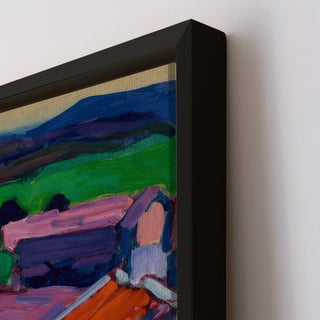 Street in Murnau – Wassily Kandinsky Painting | HD Canvas Print | Ready to Hang | Wall Art for Bedroom, living room, Hallway (WKWA01)