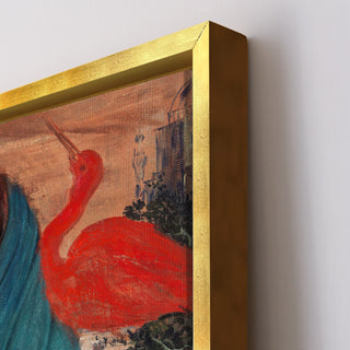 Woman with Ibis – Edgar Degas Painting | HD Canvas Print | Ready to Hang | Wall Art for Bedroom, living room, Hallway (EDWA09)