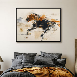 Abstract Wall Art – 48x36 Inch Large Contemporary Canvas Painting (ABSWA29)