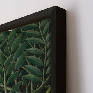 Fight Between a Tiger and a Buffalo – Henri Rousseau Painting | HD Canvas Print | Ready to Hang | Wall Art for Bedroom, living room, Hallway (HRWA15)