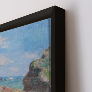 Claude Monet Cliff Walk at Pourville Painting | HD Canvas Print | Ready to Hang | Wall Art for Bedroom, living room, Hallway (CMWA10)