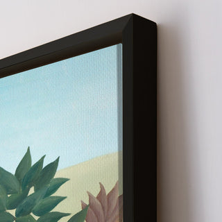 Equatorial Forest with Monkeys – Henri Rousseau Painting | HD Canvas Print | Ready to Hang | Wall Art for Bedroom, living room, Hallway (HRWA02)