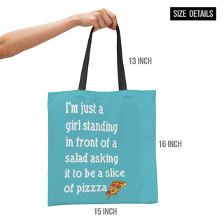 Canvas Zip Clouser Tote Bag for Women – 15x16 Inch Reusable Shopping & Everyday Carry Bag (TOBA10)