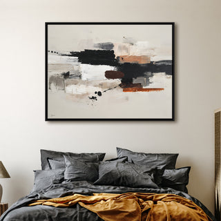 Abstract Wall Art – 48x36 Inch Large Contemporary Canvas Painting (ABSWA28)