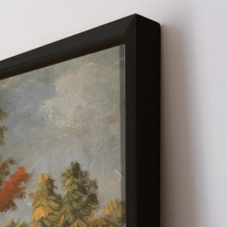Outskirts of Paris – Henri Rousseau Painting | HD Canvas Print | Ready to Hang | Wall Art for Bedroom, living room, Hallway (HRWA04)