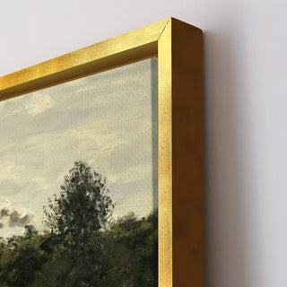 Claude Monet Train in the Countryside Painting | HD Canvas Print | Ready to Hang | Wall Art for Bedroom, living room, Hallway (CMWA09)