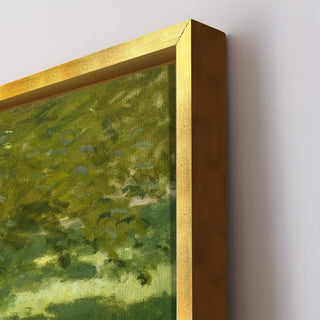 Woman Reading in the Garden Painting | HD Canvas Print | Ready to Hang | Wall Art for Bedroom, living room, Hallway (CMWA12)