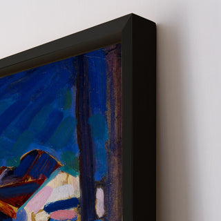 Murnau Street with Women – Wassily Kandinsky Painting | HD Canvas Print | Ready to Hang | Wall Art for Bedroom, living room, Hallway (WKWA10)