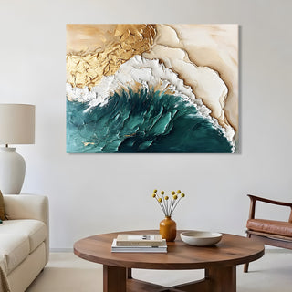Abstract Wall Art – 48x36 Inch Large Contemporary Canvas Painting (ABSWA30)