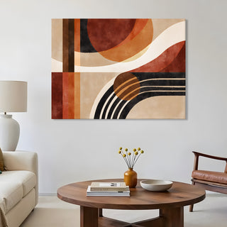 Abstract Wall Art – 48x36 Inch Large Contemporary Canvas Painting (ABSWA25)