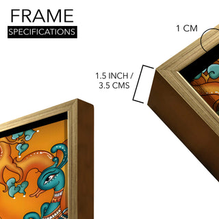 Kerala Mural Wall Art – Traditional Indian HD Canvas Print | Painting for Home & Temple Decor (KRMUWA01)