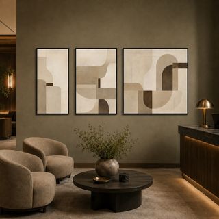 Soft Arch Composition Wall Art | HD Canvas Print (ABSWA36)