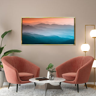 Feng Shui Mountain Canvas Painting For Home and Office