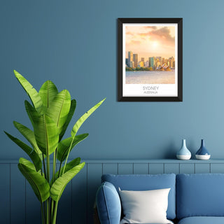 Travel Poster Framed For Home and Office