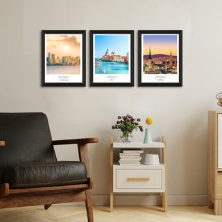 Travel Wall Framed Poster for Living Room and Office