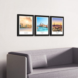 Travel Wall Framed Poster for Living Room and Office