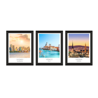 Travel Wall Framed Poster for Living Room and Office