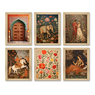 Traditional Art Paintings: Enhance Your Home Décor with Framed Pichwai and Madhubani Masterpieces - Perfect for Living Rooms, Bedrooms, and Office Spaces(ARTFM002)
