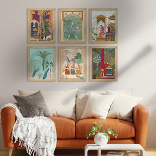 Traditional Art Paintings: Enhance Your Home Décor with Framed Pichwai and Madhubani Masterpieces - Perfect for Living Rooms, Bedrooms, and Office Spaces(ARTFM003) - Khirki.in 