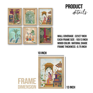 Traditional Art Paintings: Enhance Your Home Décor with Framed Pichwai and Madhubani Masterpieces - Perfect for Living Rooms, Bedrooms, and Office Spaces(ARTFM003) - Khirki.in 