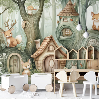 Kids Room Wall Murals. Full Wall Wallpaper for Boys and Girls Room, Nursery, Play Schools. (KDSMRL002)