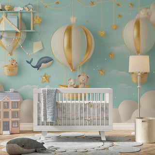 Kids Room Wall Murals. Full Wall Wallpaper for Boys and Girls Room, Nursery, Play Schools. (KDSMRL003)