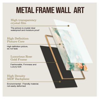 Nature Scenery Acrylic Wall Art with Metal Frame (MFNTR001)