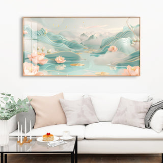 Nature Scenery Acrylic Wall Art with Metal Frame (MFNTR001)