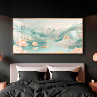 Nature Scenery Acrylic Wall Art with Metal Frame (MFNTR001)