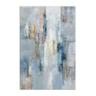 Neutral Tone Abstract Canvas Art | Minimalist Contemporary Wall Decor | HD Canvas Print, Framed, Ready to Hang. (ABSWA05)
