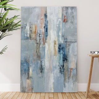 Neutral Tone Abstract Canvas Art | Minimalist Contemporary Wall Decor | HD Canvas Print, Framed, Ready to Hang. (ABSWA05)