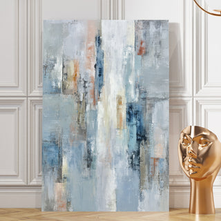 Neutral Tone Abstract Canvas Art | Minimalist Contemporary Wall Decor | HD Canvas Print, Framed, Ready to Hang. (ABSWA05)
