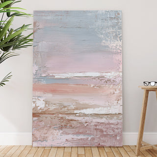 Neutral Tone Abstract Canvas Art | Minimalist Contemporary Wall Decor | HD Canvas Print, Framed, Ready to Hang. (ABSWA04)