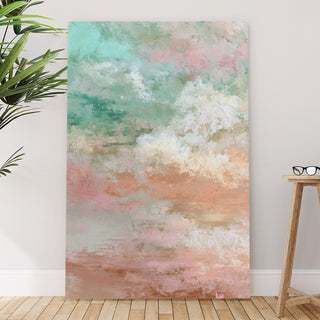 Neutral Tone Abstract Canvas Art | Minimalist Contemporary Wall Decor | HD Canvas Print, Framed, Ready to Hang. (ABSWA02)
