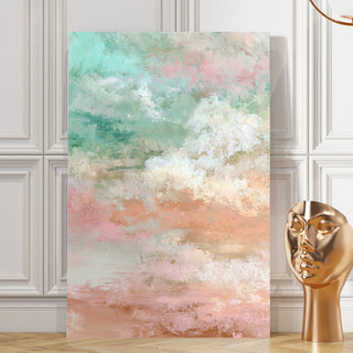 Neutral Tone Abstract Canvas Art | Minimalist Contemporary Wall Decor | HD Canvas Print, Framed, Ready to Hang. (ABSWA02)