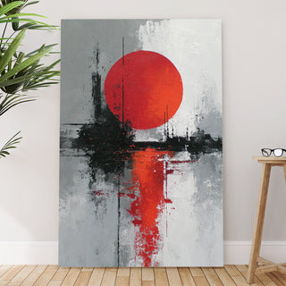 Cityscape Modern Wall Art, HD Canvas Print, Framed, Ready to Hang. (MOWA70)