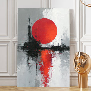 Cityscape Modern Wall Art, HD Canvas Print, Framed, Ready to Hang. (MOWA70)
