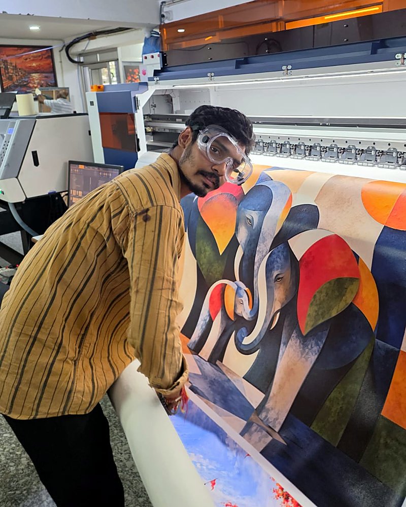 Abhishek, Print Production at Khirki